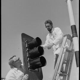 New traffic lights installed