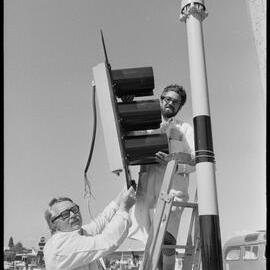 New traffic lights installed