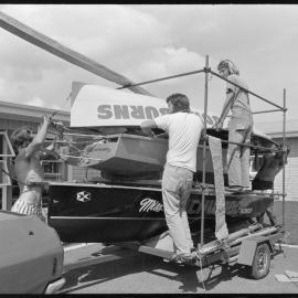 Special yacht trailer