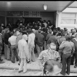 Protestors in Kawerau