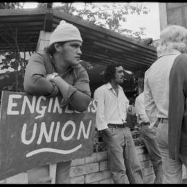 Protestors in Kawerau