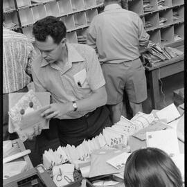 Christmas mail at the Post Office