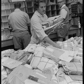 Christmas mail at the Post Office