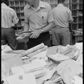Christmas mail at the Post Office