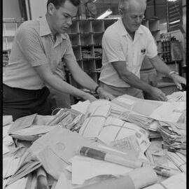 Christmas mail at the Post Office