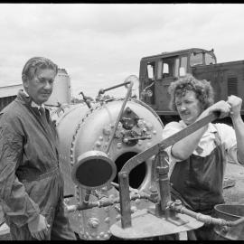 Restored 100-year-old train