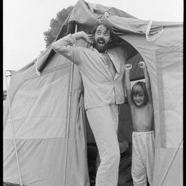 Canadian campers at Christmas