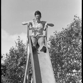 Fundraising at slide, Katikati