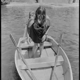 Memorial park paddle boats