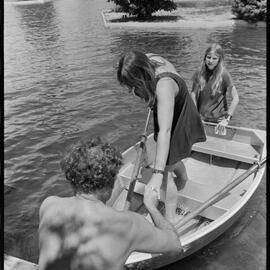 Memorial park paddle boats