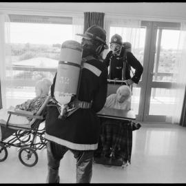 Fire drill at Melrose Home