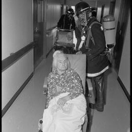 Fire drill at Melrose Home