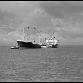 Freighter carrying explosives