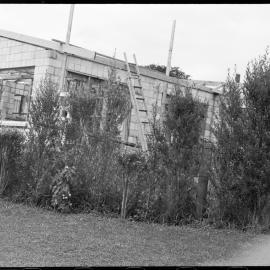 Concrete block building