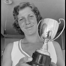 Tennis trophy winner