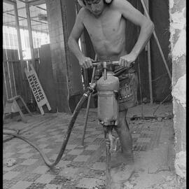 Library  entrance rebuild