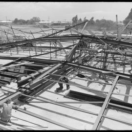 Damaged depot, Chadwick Road