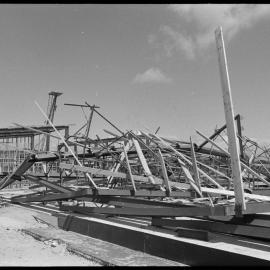Damaged depot, Chadwick Road