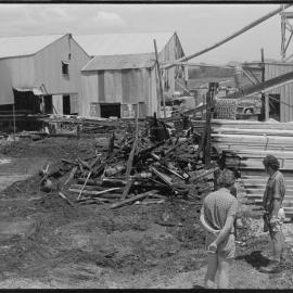 Puke Pine sawmill blaze