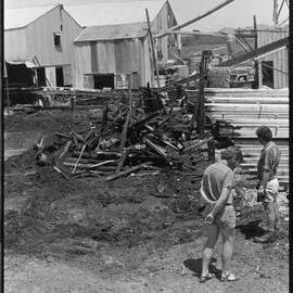 Puke Pine sawmill blaze