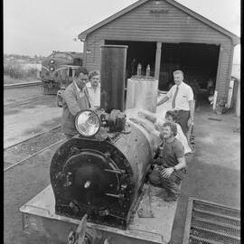 Museum's steam locomotive