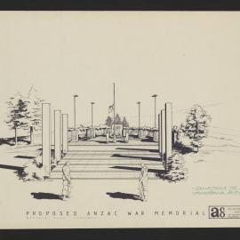Proposed ANZAC War Memorial