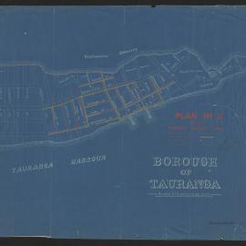 Borough of Tauranga : plan no. 2 showing proposed electricity lines