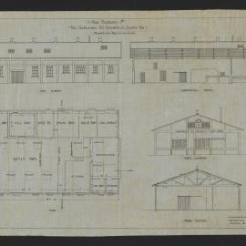 Plan of The Tauranga Co-Operative Dairy Co.