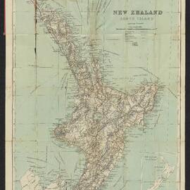 Bacon's Cycling & Motoring Road Map - New Zealand (North Island)