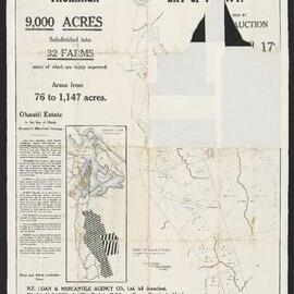 Plan of Ōhauiti Estate