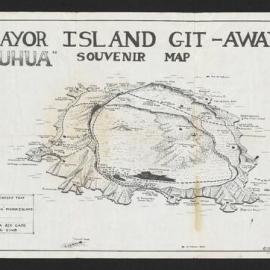 Mayor Island Git-Away "Tūhua" - Souvenir Map