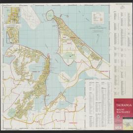 Map of Tauranga and Mount Maunganui