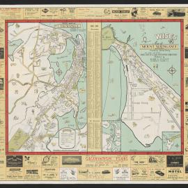 Wises maps of Tauranga and Mount Maunganui c. 1959