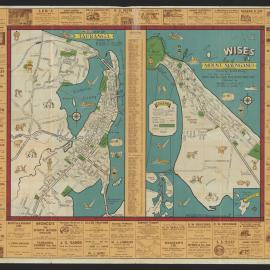 Wises maps of Tauranga and Mount Maunganui c. 1953