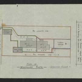 Plan of Westcliff Flats - 107 Wharf Street, Tauranga