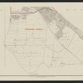 Map of Tauranga County and Mount Maunganui and environs