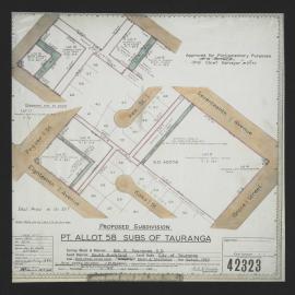 Proposed Subdivision Pt. Allot 58 Suburbs of Tauranga