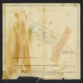 Proposed Subdivision of Allotment 89 Town of Greerton