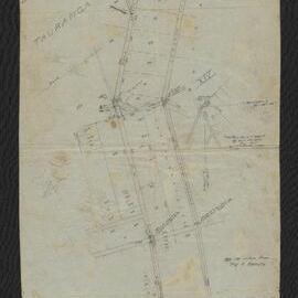 Tauranga County: plan showing roads between Tauranga and Greerton