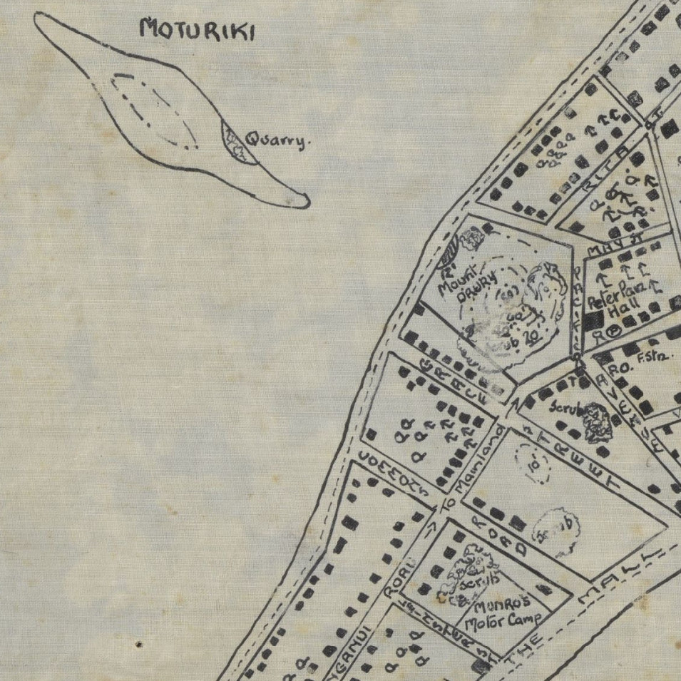 A wartime map of Mount Maunganui