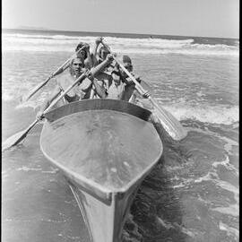 Waihī Surf Life Saving Club's surf canoe