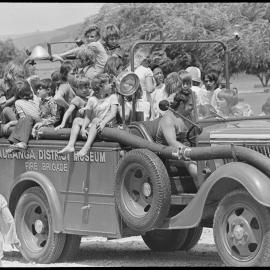 Birthright Christmas picnic - fire engine