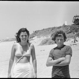 Kathy Hampshire and David Griffen - Mt Maunganui beach