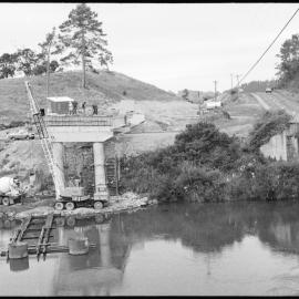 Ruahihi bridge construction