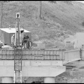 Ruahihi bridge construction