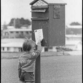 Kelly Vogt - Posting letter to Santa Claus