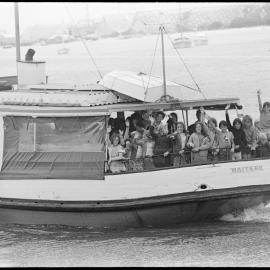 Boat - Waitere and Knighton Road Normal School children