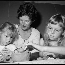 Pottery programme - Susan Pettigrew, Barbara Cunningham and Jean Dorrell