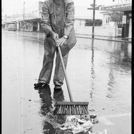 Sweeping streets - Mr N. Gregory