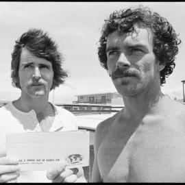 Graham Gantley and J. W. Ross - surf contest